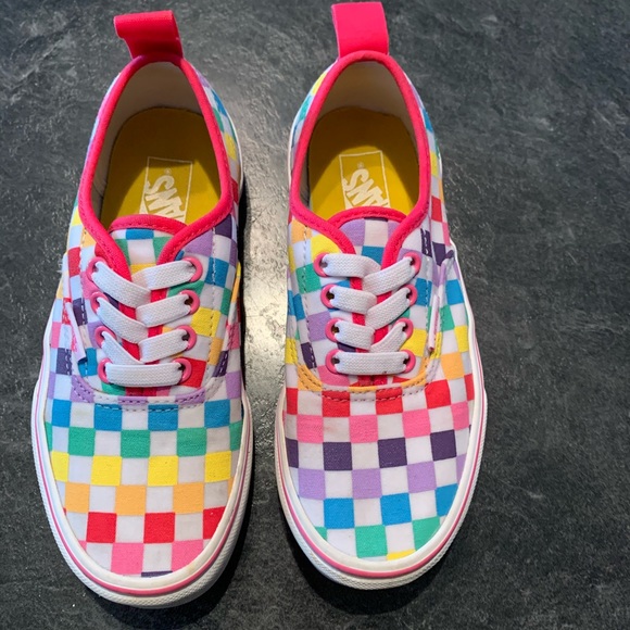girls vans rainbow